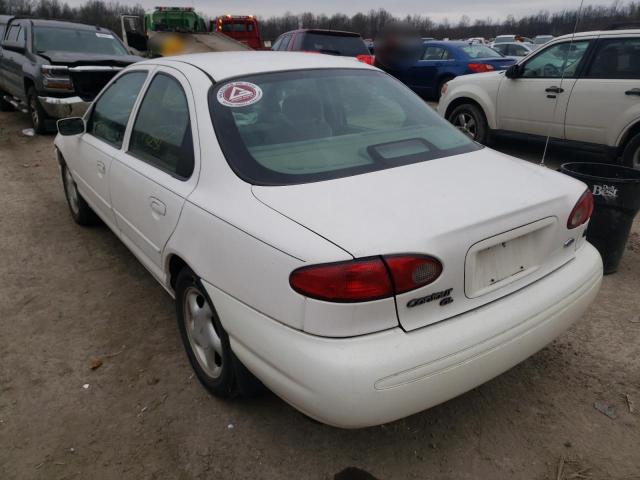 1FALP653XTK146239 - 1996 FORD CONTOUR GL WHITE photo 3