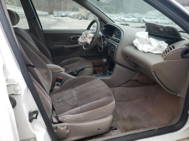 1FALP653XTK146239 - 1996 FORD CONTOUR GL WHITE photo 5