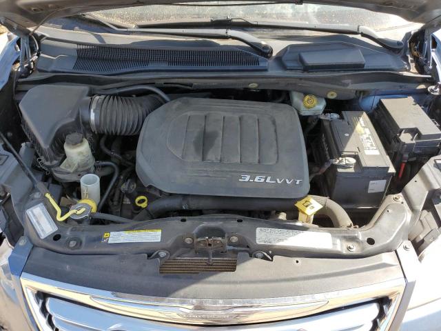 2C4RC1CG9CR133394 - 2012 CHRYSLER TOWN & COU TOURING L BLUE photo 11