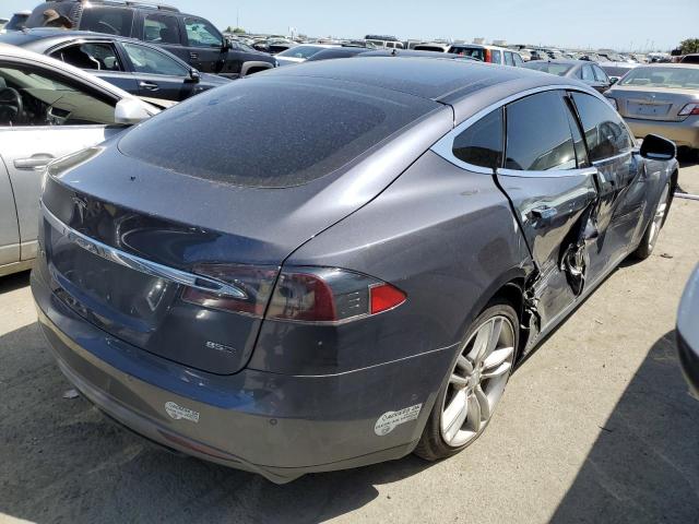 5YJSA1H20FF089452 - 2015 TESLA MODEL S 85D GRAY photo 3