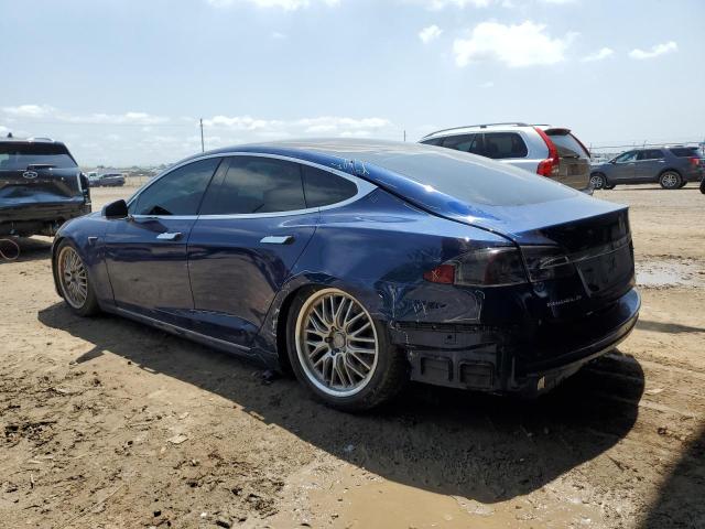 5YJSA1E29HF230672 - 2017 TESLA MODEL S Mavi foto 2