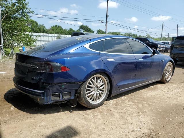 5YJSA1E29HF230672 - 2017 TESLA MODEL S Mavi foto 3