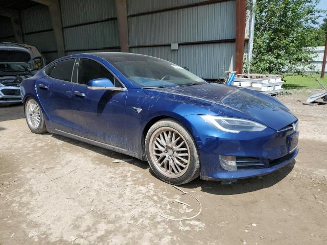 5YJSA1E29HF230672 - 2017 TESLA MODEL S Mavi foto 4