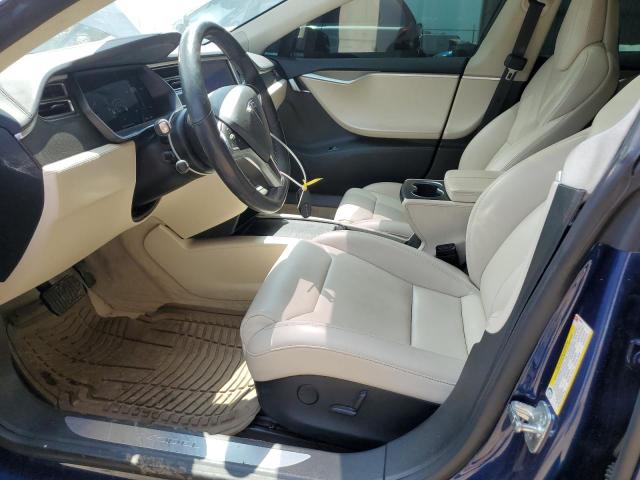 5YJSA1E29HF230672 - 2017 TESLA MODEL S Mavi foto 7