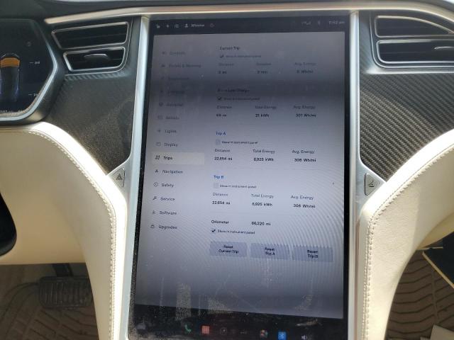 5YJSA1E29HF230672 - 2017 TESLA MODEL S Mavi foto 9