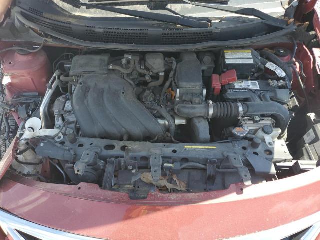 3N1CN7AP3FL934462 - 2015 NISSAN VERSA S RED photo 11