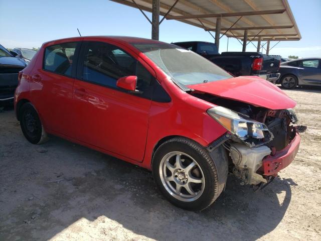 VNKKTUD3XFA024215 - 2015 TOYOTA YARIS RED photo 4