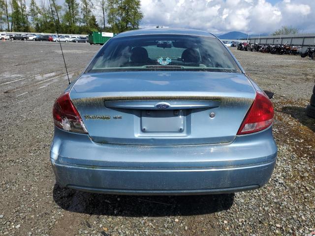 1FAFP53U47A104597 - 2007 FORD TAURUS SE BLUE photo 6