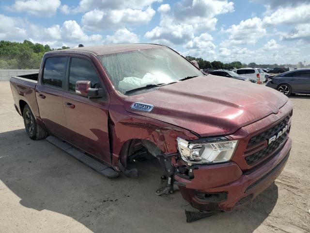 1C6RREFT2NN218504 - 2022 RAM 1500 BIG HORN/LONE STAR BURGUNDY photo 4