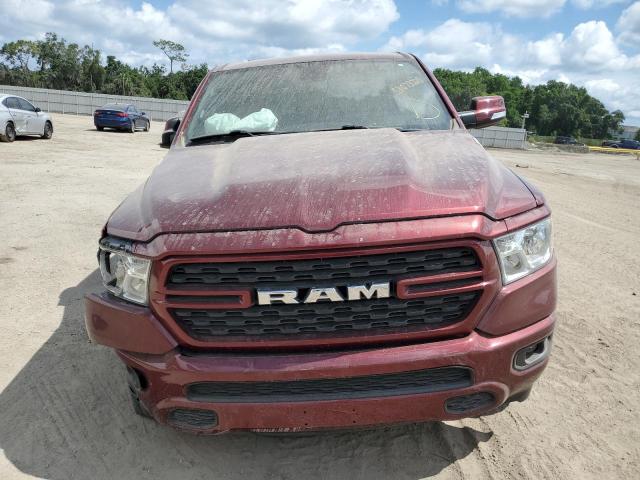 1C6RREFT2NN218504 - 2022 RAM 1500 BIG HORN/LONE STAR BURGUNDY photo 5