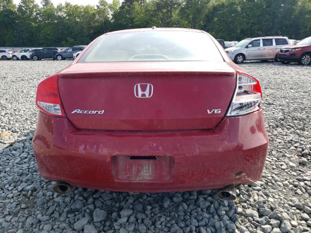 1HGCS2B88BA004107 - 2011 HONDA ACCORD EXL RED photo 6