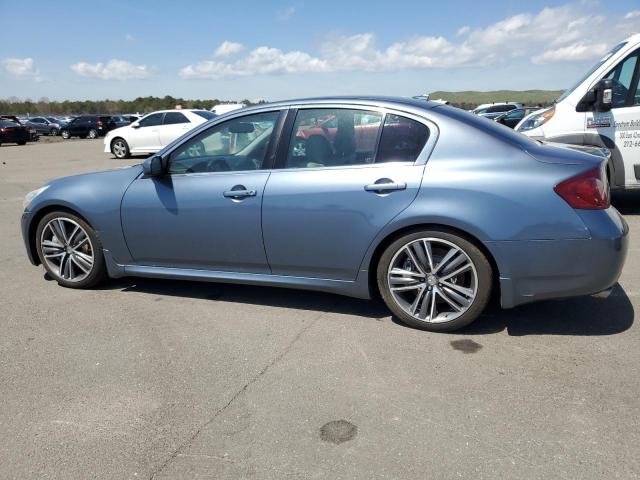 JNKBV61F08M276746 - 2008 INFINITI G35 BLUE photo 2