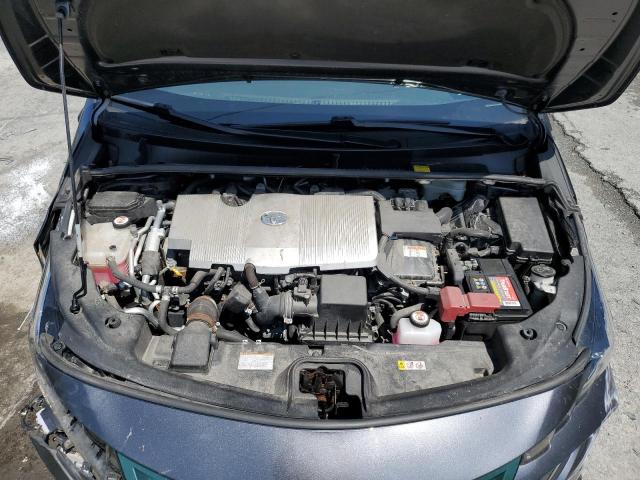 JTDKARFP8H3003222 - 2017 TOYOTA PRIUS PRIM ნაცრისფერი ფოტო 11