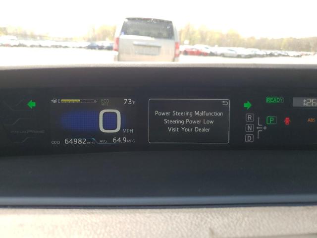 JTDKARFP8H3003222 - 2017 TOYOTA PRIUS PRIM ნაცრისფერი ფოტო 9