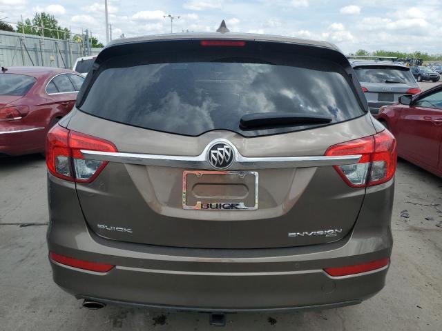 LRBFXCSA2JD010177 - 2018 BUICK ENVISION PREFERRED BROWN photo 6