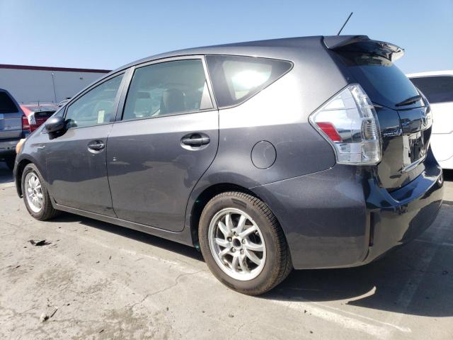 JTDZN3EU8E3317942 - 2014 TOYOTA PRIUS V GRAY photo 2