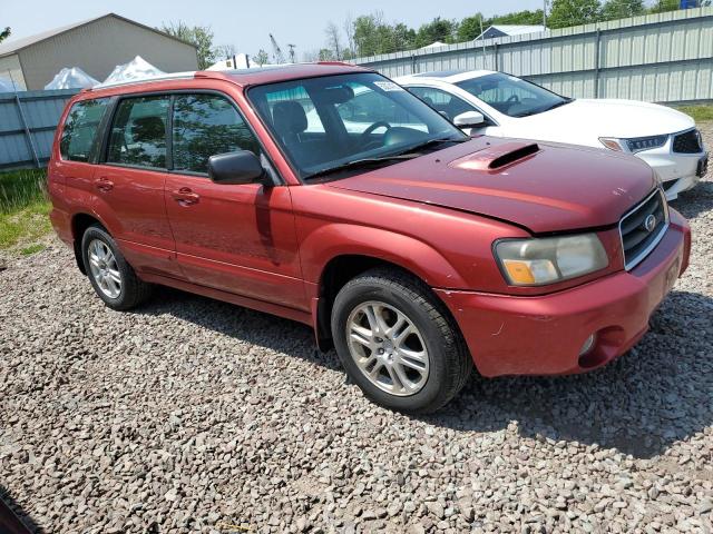 JF1SG696X5H710262 - 2005 SUBARU FORESTER 2.5XT RED photo 4