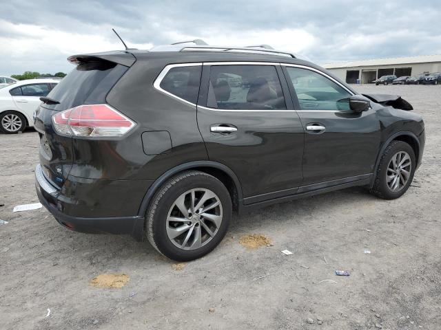 5N1AT2MT1EC832749 - 2014 NISSAN ROGUE S GREEN photo 3