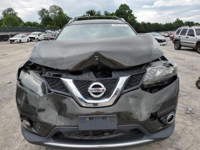 5N1AT2MT1EC832749 - 2014 NISSAN ROGUE S GREEN photo 5