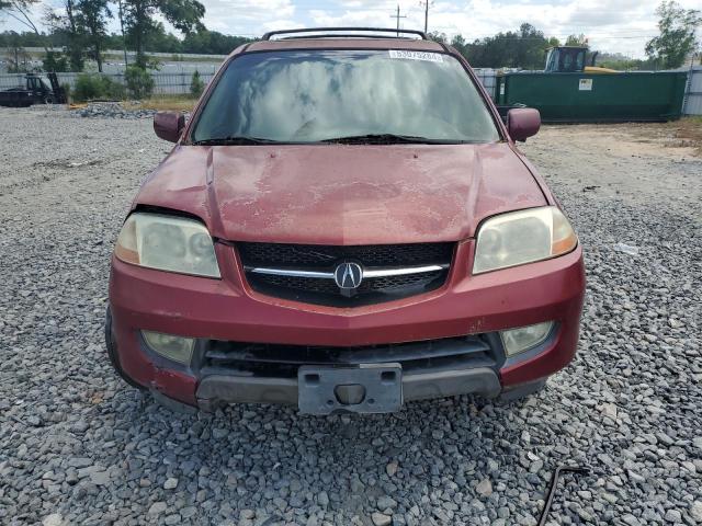 2HNYD18832H523383 - 2002 ACURA MDX TOURING RED photo 5
