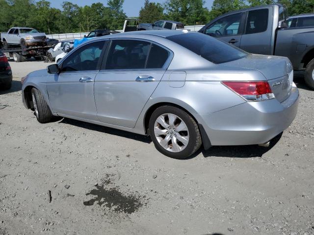 5KBCP36839B501231 - 2009 HONDA ACCORD EXL SILVER photo 2