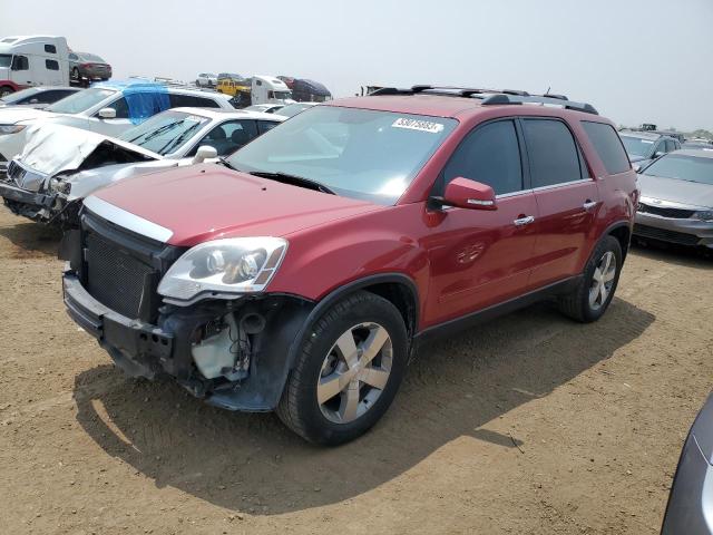 1GKKVSED5CJ246174 - 2012 GMC ACADIA SLT-2 RED photo 1