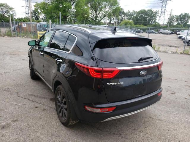 KNDPNCAC8J7426814 - 2018 KIA SPORTAGE EX BLACK photo 3