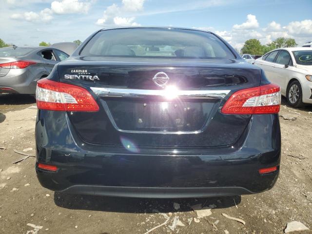 3N1AB7AP7FY359186 - 2015 NISSAN SENTRA S BLACK photo 6