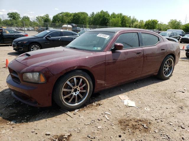 2B3LA73W96H422034 - 2006 DODGE CHARGER SRT-8 BURGUNDY photo 1