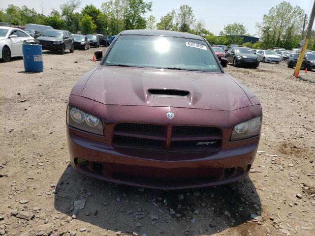 2B3LA73W96H422034 - 2006 DODGE CHARGER SRT-8 BURGUNDY photo 5