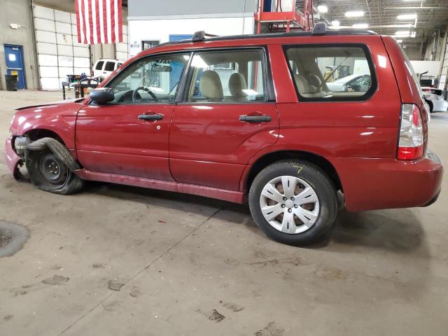 JF1SG63618H701060 - 2008 SUBARU FORESTER 2.5X RED photo 2