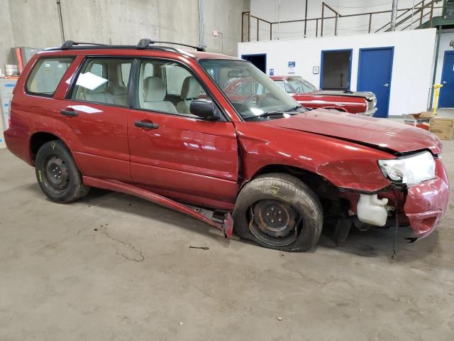 JF1SG63618H701060 - 2008 SUBARU FORESTER 2.5X RED photo 4