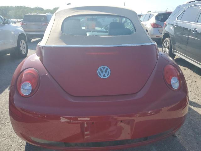 3VWSF31Y06M305126 - 2006 VOLKSWAGEN NEW BEETLE CONVERTIBLE OPTION PACKAGE 2 RED photo 6