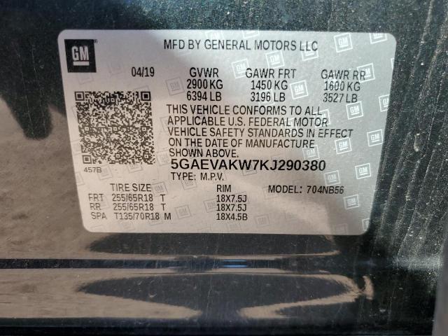 5GAEVAKW7KJ290380 - 2019 BUICK ENCLAVE ESSENCE 石墨色 照片 13