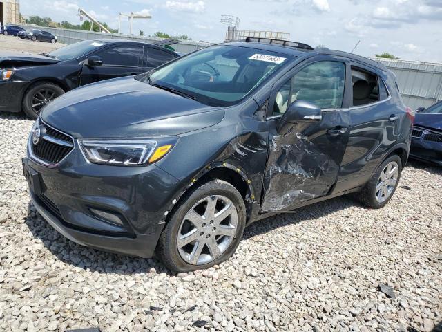 KL4CJHSM8JB680030 - 2018 BUICK ENCORE PREMIUM GRAY photo 1