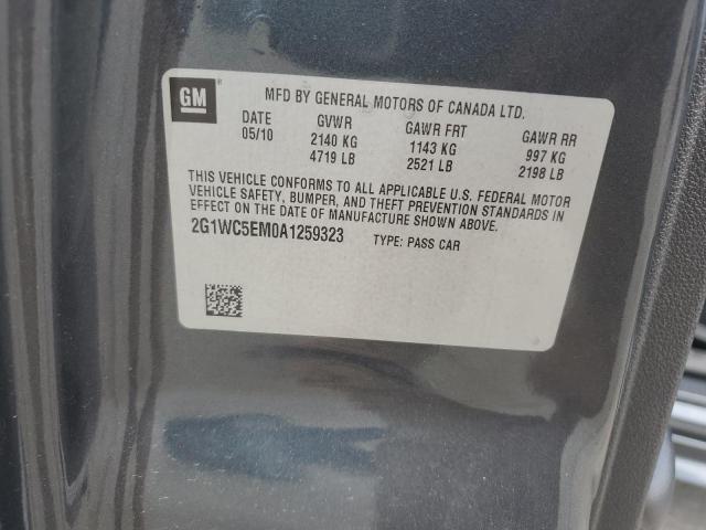 2G1WC5EM0A1259323 - 2010 CHEVROLET IMPALA LTZ CHARCOAL photo 13