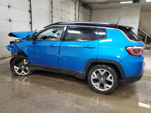 3C4NJDCBXJT300639 - 2018 JEEP COMPASS LIMITED BLUE photo 2