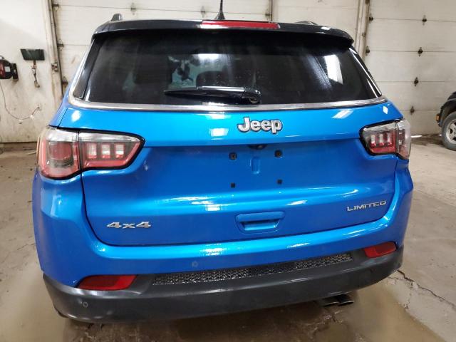 3C4NJDCBXJT300639 - 2018 JEEP COMPASS LIMITED BLUE photo 6