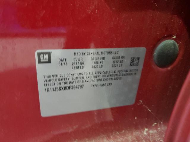 1G11J5SX0DF284797 - 2013 CHEVROLET MALIBU LTZ MAROON photo 13