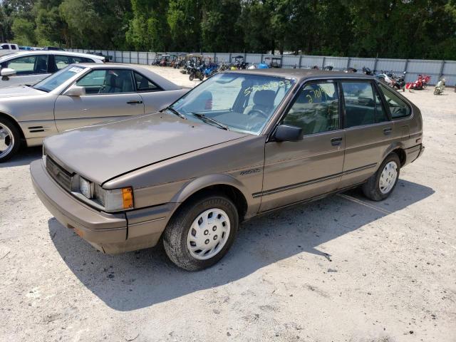 1Y1SK6147HZ058732 - 1987 CHEVROLET NOVA TAN photo 1