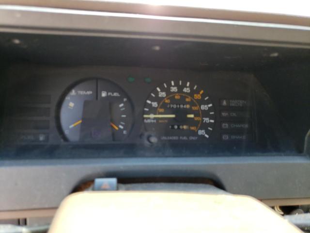 1Y1SK6147HZ058732 - 1987 CHEVROLET NOVA TAN photo 9