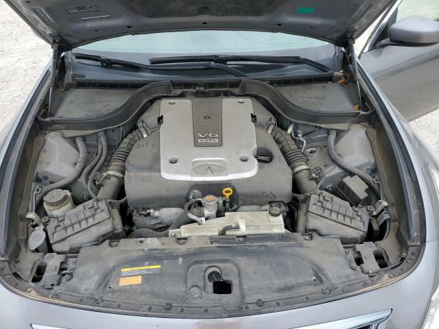 JN1CV6AR2DM764576 - 2013 INFINITI G37 SILVER photo 11