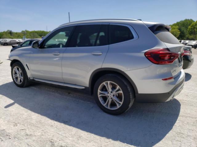 5UXTY5C0XM9F50095 - 2021 BMW X3 XDRIVE30I SILVER photo 2