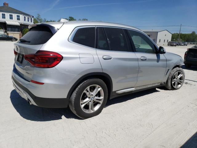 5UXTY5C0XM9F50095 - 2021 BMW X3 XDRIVE30I SILVER photo 3