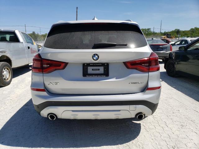 5UXTY5C0XM9F50095 - 2021 BMW X3 XDRIVE30I SILVER photo 6