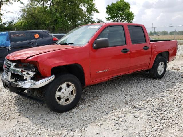 1GTCS136858166983 - 2005 GMC CANYON RED photo 1