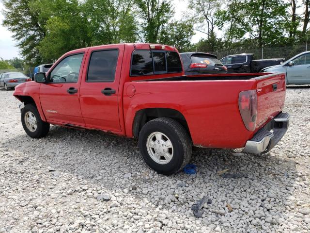 1GTCS136858166983 - 2005 GMC CANYON RED photo 2