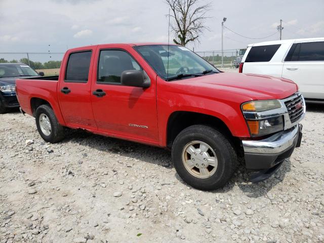 1GTCS136858166983 - 2005 GMC CANYON RED photo 4
