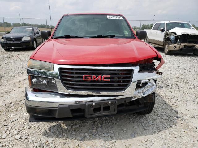 1GTCS136858166983 - 2005 GMC CANYON RED photo 5