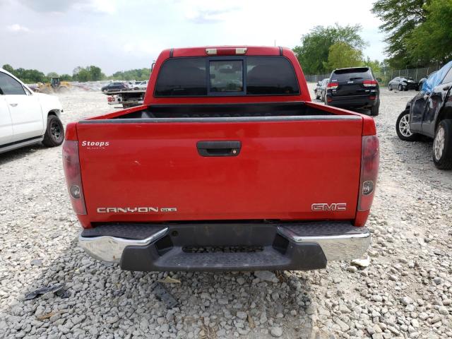 1GTCS136858166983 - 2005 GMC CANYON RED photo 6